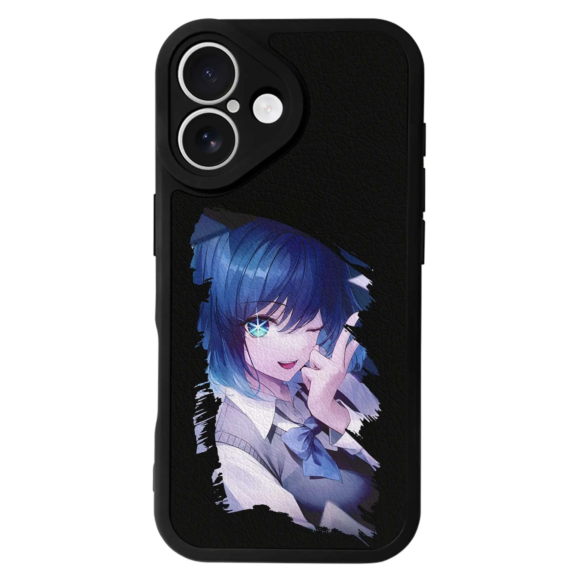 推しの子 グッズ,黒川あかね - IPhone 16シリーズ対応 ・ シリコンスマホケース ・ レザー調 ・ 高精度フィット ・ 耐衝撃 ・ ワイヤレス充電対応 ・ 精密カット